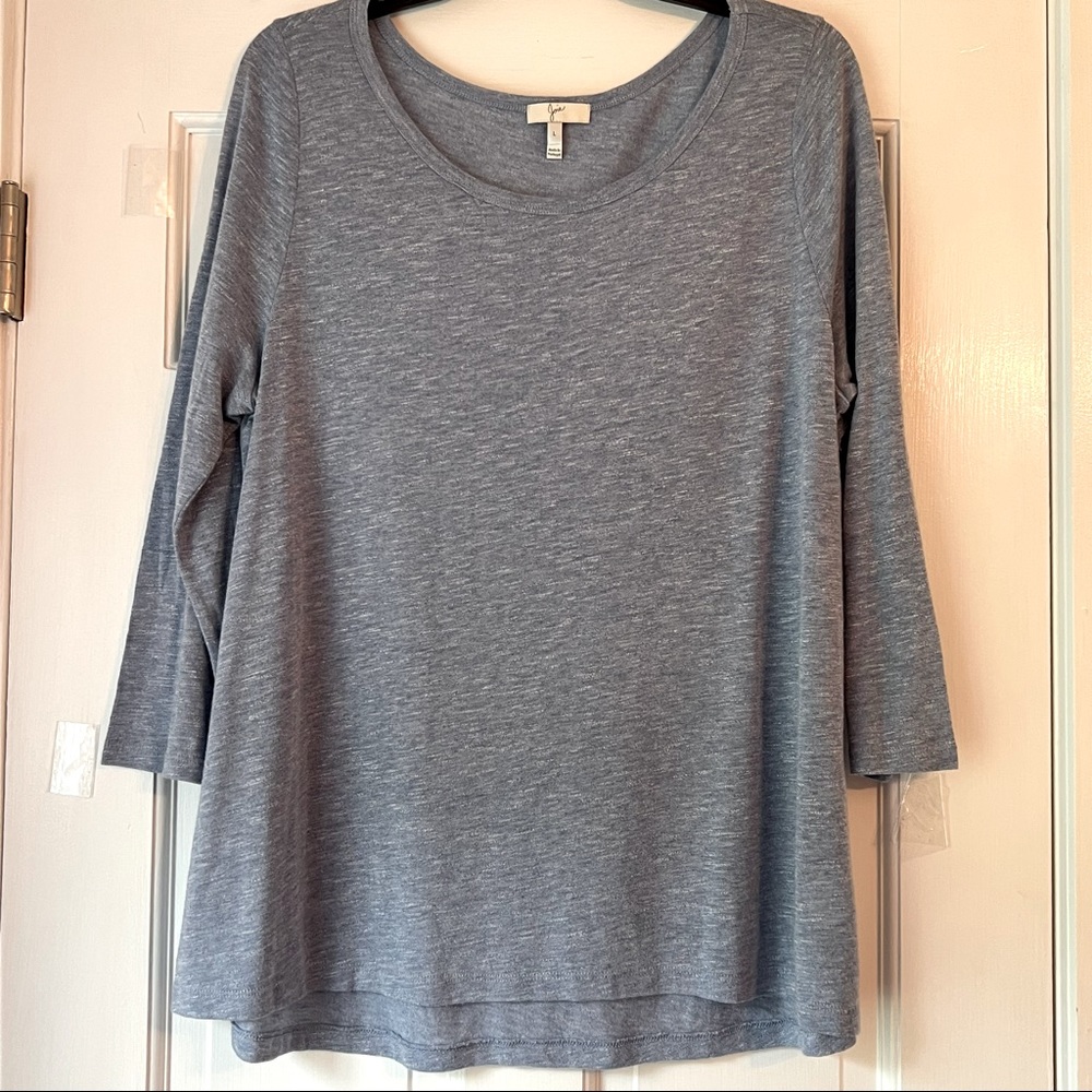 Like-new Joie L Blue 3/4 Sleeve Sweater